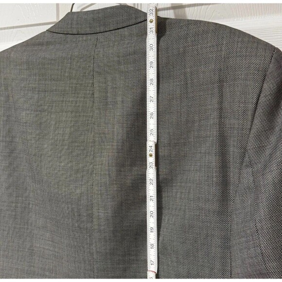 Ralph Lauren Mens Gray 3 Button Front Suit Jacket Pure New Wool Size 46R - Picture 9 of 13
